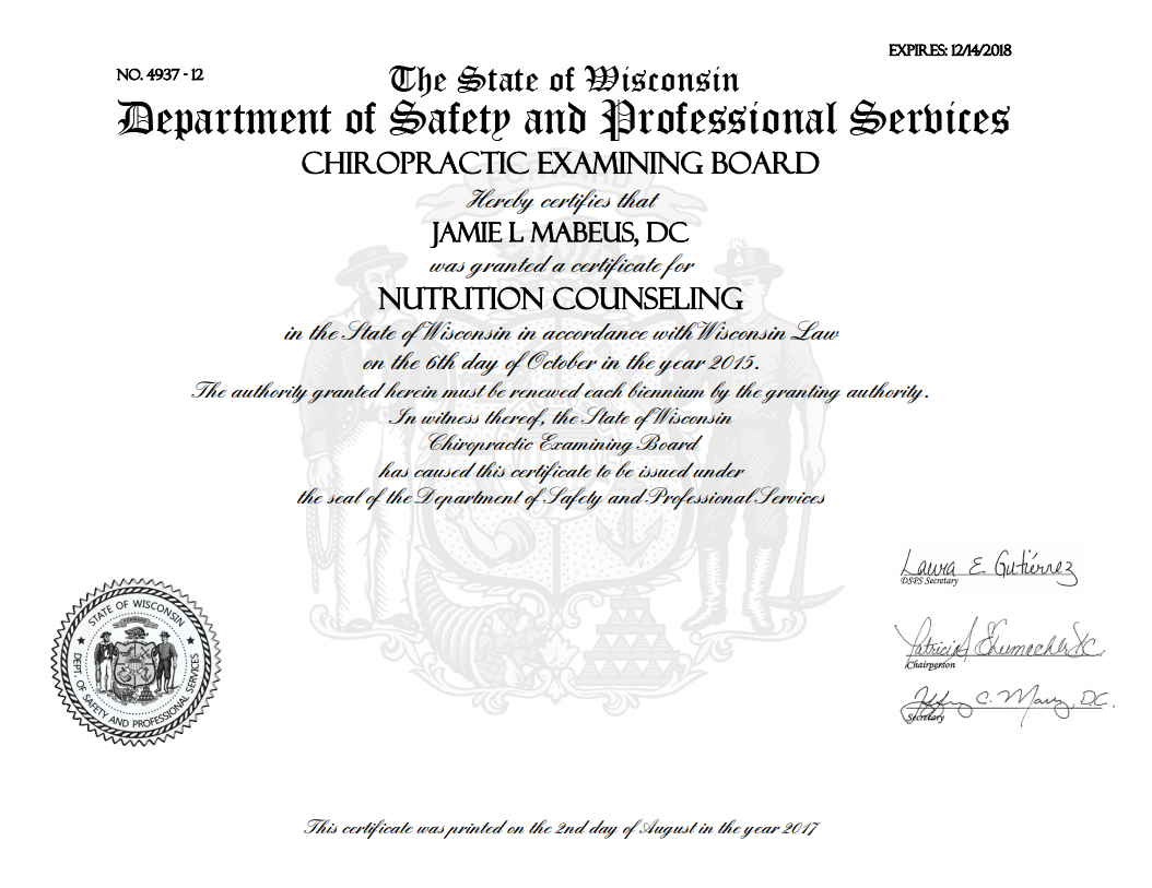 Certifications - Veterinary Spine & Rehabilitation